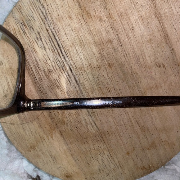 Coach Glasses in a dark grey w/ sparkles in the rims. Lenses can be removed. - Picture 7 of 9